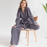 Linen Women Pajama Robe