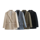 Fongt 2023 Women's Wear Street Fashion Temperament Two-Button Suit Jacket Jacket A8BS9584-Outfit