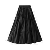 Fongt Dress 2025 New Women's Summer High-Waisted A-Character Half-Dress High-Sense Temperament Is Thin And Herobella Skirt 8931
