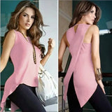 Neck Casual Slim Fit Irregular Patchwork Solid