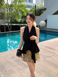 Fongt Xixi 2025 Summer New Korean Version Of The Temperament With Chiffon Sleeveless Shirt Women's Top 89365