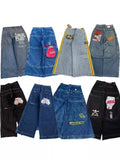 Year's Popular Style Graphics Jeans Y2K Hip-Hop Loose Jeans For Men And Women Harajuku-Outfit