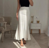 Fongt Dress Half-Dress Fishtail Skirt 2025 Summer Fishtail Skirt Half-Dress Skirt Temperament