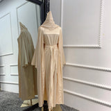 Sleeve Elegant Graceful Solid Color Three-piece