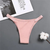 Panties Thong Pantys Underwear Women's Panties Cotton Briefs Female Underpants Solid Color Intimates Lingerie for