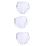 Hot Sale Cotton Panties Comfot Seamless High Waist Women's Panties Solid Lace Briefs Underwear Sexy Plus Size