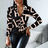 Sleeve Elegant Patchwork Slim