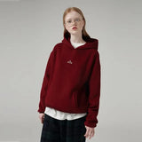 Chic Style Printed Hooded Loose Long Sleeve