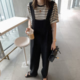 Womens Solid Simple Friends Full-length Side Button Sweet Elegant Loose Cozy All-match Fashion Daily Trousers