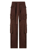 Washed Pocket Patched Cargo Jeans-Outfit