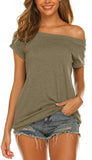 Elegant Style Off-shoulder Casual Women Sexy