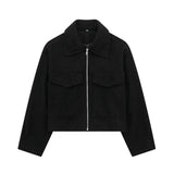 New Autumn / Winter 2024 Women's Street Fashion Tweed Short Jacket Coat W085 965237-Outfit