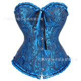 Lady Bouquet Top Sexy Belly Shaping Suit-Outfit