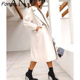 and Winter 2023 Long Sleeve Suit Collar Woolen Coat Coat Demi Reason Jacket for Women Winter Coat for Women Winter