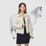 Autumn And Winter New Small Fragrant Wind Down Jacket Female Short Korean Version Versatile White Duck Velvet Warm Jacket Coat Tide-Outfit