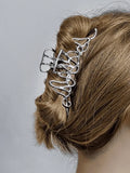 Irregular Liquid Hair Clip-Outfit