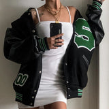 Retro Baseball Jacket-Outfit