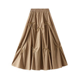 Fongt Dress 2025 New Women's Summer High-Waisted A-Character Half-Dress High-Sense Temperament Is Thin And Herobella Skirt 8931
