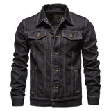 New Spring, Autumn And Winter Men's Denim Jacket Leisure Youth Fashion Jeans-Outfit