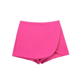 New Autumn Style Solid Color High Waist Shows Thin Fashion Skirt Pants 7385530-Outfit