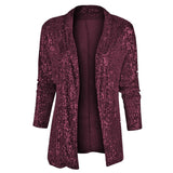 Fongt 2025 New Sleeve Long Sleeve Temperament Long-Sleeved Small Suit Collar Solid Color Coat