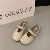 Fongt Bottom Bag Head Half Slippers Women Wear 2025 New Summer Pedaled Shoes Flat With Skirt Cool Slippers