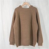 2021 New Winter Spring Women Sweaters Pullovers Hooded Minimalist Oversize Korean Style Elegant LadiesTops