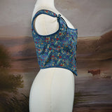 Fongt Strawberry Berry French Court After Strapped Corset Retro Bouquet Of Fish Bone Corset