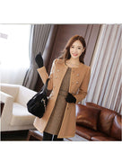 Fongt And Winter Long Female Hair Coat Han Hair Collar Coat Ebay