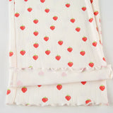 Strawberry Printed Tank Top And Straight Leg Pants Pyjamas Two Piece Set-Outfit