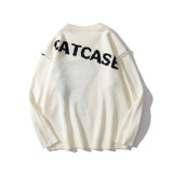 Heart Catcase Embroidered Sweater-Outfit