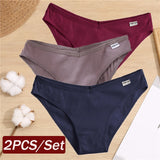 Cotton Women's Panties Sexy Underwear Female Underpants Solid Color Comfortable Woman Cotton Briefs Intimates