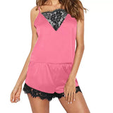 Fongt Stylish And Comfortable Lace Lace Pajamas Set