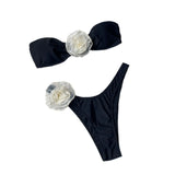 Fongt New Three-Dimensional Flower Hot Girl Bikini Hot Triangle Pants Split Sexy