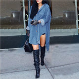 Attractive Charming Women's Long-sleeved Irregular