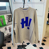 Street Brand Letter Simple Sweatshirt Women Ladies Gray White Oversized Pullover Korean Harajuku Winter Clothes Hip Hop