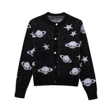 New Metal Thread Short Knitted Coat 3991126-Outfit