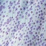 Floral Print Dress Sweet Square Neck Puff Sleeve Side Spilt Drawstring Maxi Dresses for Women Party Chic Casual