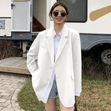 Fongt Suit Jacket Female 2024 Spring And Autumn New Korean Version Loose Design Sense Casual Temperament Suit Jacket-Outfit