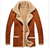 Fongt Autumn And Winter Burst Single Fur One Thick Coat Imitation Leather Velvet Men Coat Jacket