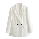 Fongt Women's Explosive Fashion Casual Temperament Commute Multi-Color Suit Long-Sleeved Coat