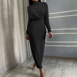 Collar Slim Length Long Sleeve Casual Party
