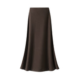 Fongt Autumn And Winter New Glutinous Rice Skirt Half Dress Women Autumn And Winter High-Waist A Long Skirt Pendant Half Skirt Umbrella Skirt 9857