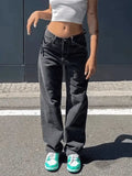 Light Wash Denim Boyfriend Jeans-Outfit