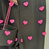 Fongt 2025 New Star Fashion Heart Shaped Liange带 Vest Pants Set Two-Sleeve