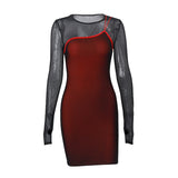 Fongt Spring And Summer New Fashion Sexy French Design Sense Sleeve Set Slim Wrap Hip