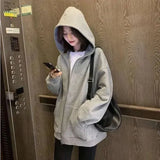 Gothic letters hot drilling hoodie new street fashion brand