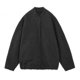 Fongt Women's INS Bursts With A Pocket Loose Pilot's Coat