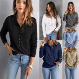 Fongt Color Sweater Women's Single Breasted Lapel Long Sleeve Loose Casual Bottom Jacket Autumn Winter New-Outfit