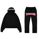 Fongt H-Hop Singer Letter-Back Men's And Women's Hoodie Sweatshirt Set